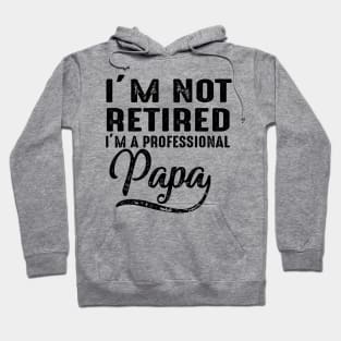 I'm Not Retired I'm A Professional Papa Hoodie